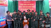 Army Corps 34 hands over first house in “Quang Trung Campaign” to flood-hit resident